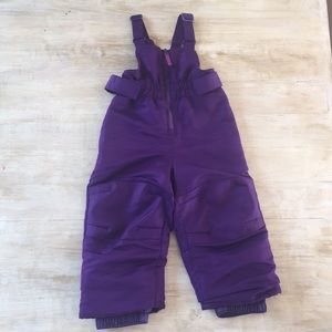 Cherokee purple snow suit girls size 2T